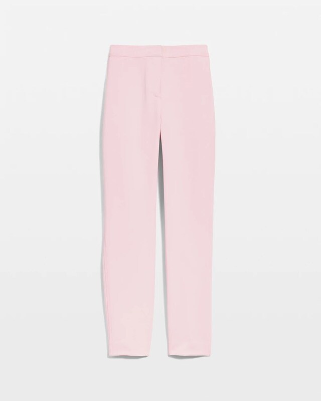 Textured Straight Tapered Ankle Pants - image 5